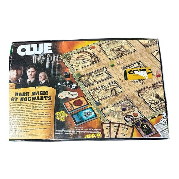 Clue Harry Potter Edition -Hasbro - 100% Complete Board Game Family Fun Mystery - Picture 2 of 8